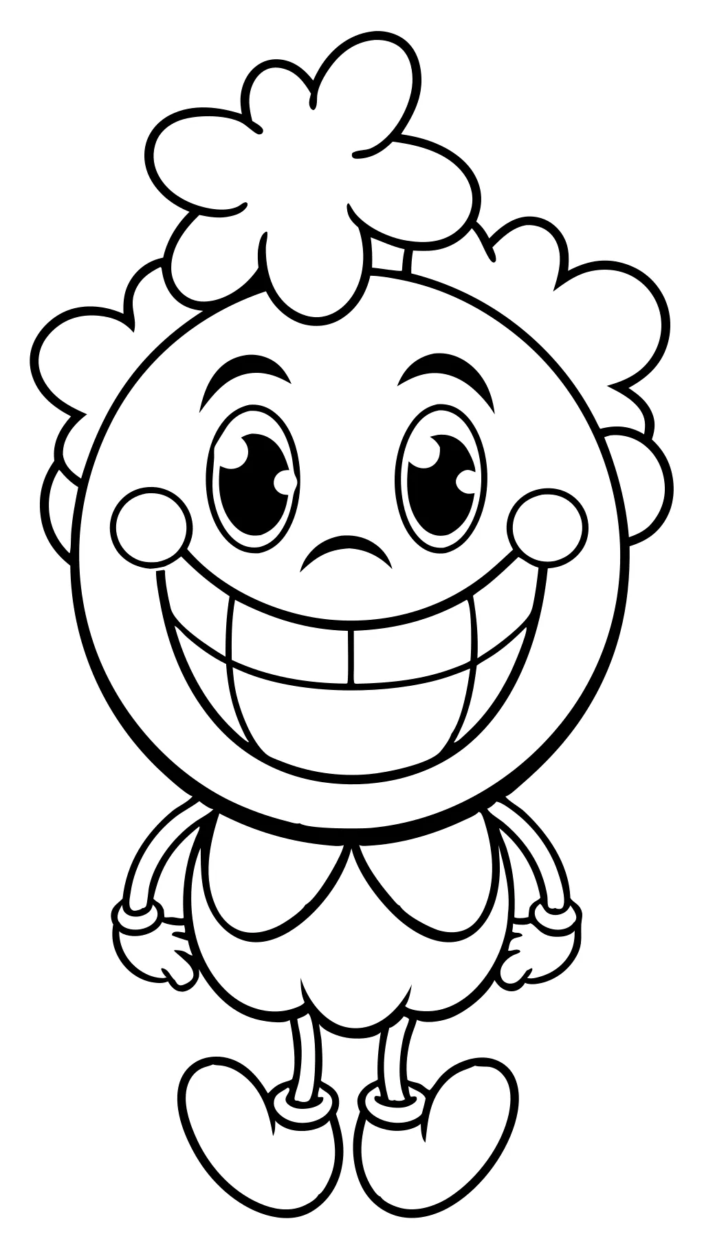 happy face coloring pages